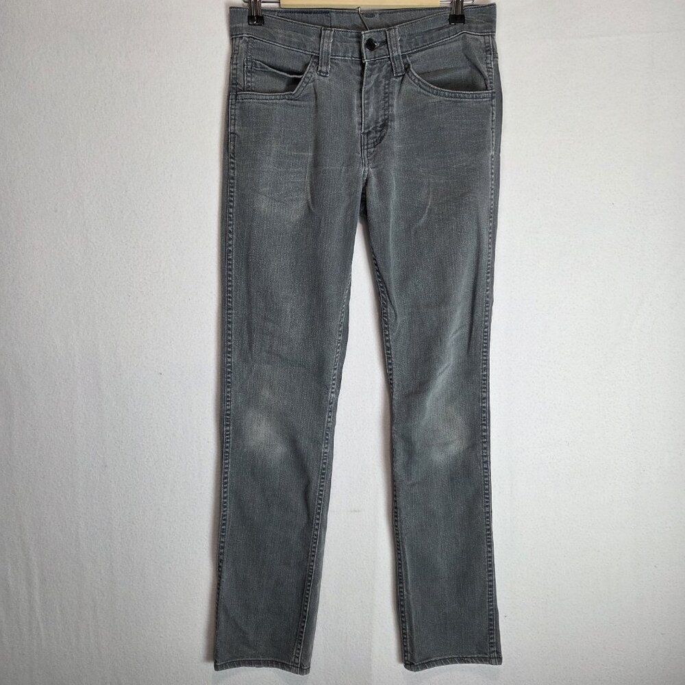 Levi's 511 Jeans Mens 29x30 Medium Wash Gray Denim Skinny Leg Pants Low Rise